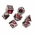 Gamers Guild AZ Norse Foundry Vampire Blood Norse Themed Metal Dice Set Norse Foundry