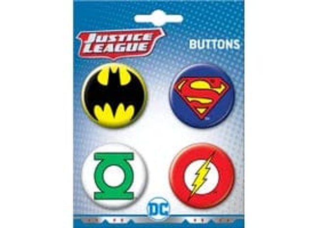 Gamers Guild AZ Novelties 4 Button Set: DC Comics Set 3 Ata-Boy Inc