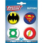 Gamers Guild AZ Novelties 4 Button Set: DC Comics Set 3 Ata-Boy Inc