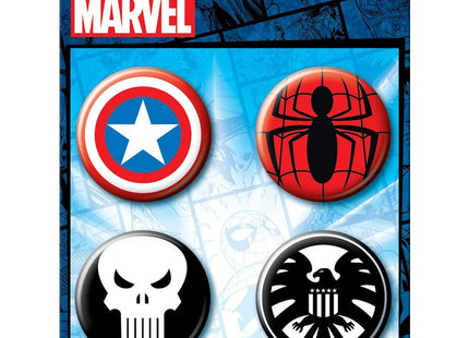 Gamers Guild AZ Novelties 4 Button Set: Marvel Set  3 Ata-Boy Inc