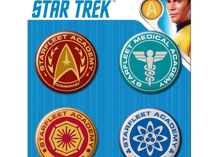Gamers Guild AZ Novelties 4 Button Set: Star Trek Classic Set  6 Ata-Boy Inc