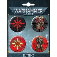 Gamers Guild AZ Novelties 4 Button Set: Warhammer 40K Set 1 Ata-Boy Inc