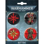 Gamers Guild AZ Novelties 4 Button Set: Warhammer 40K Set 1 Ata-Boy Inc