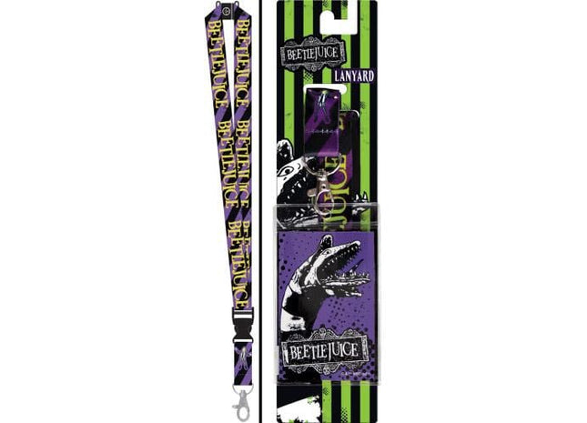 Gamers Guild AZ Novelties Beetlejuice Lanyard - Black Friday Ata-Boy Inc