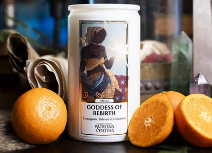 Gamers Guild AZ Novelties Cantrip Candles: Abella, Goddess of Rebirth 16 oz Cantrip Candles