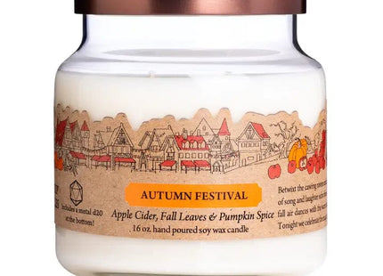 Gamers Guild AZ Novelties Cantrip Candles: Autumn Festival 16 oz. Cantrip Candles