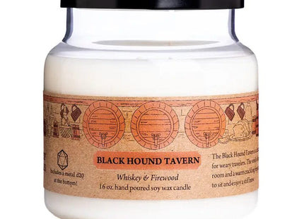 Gamers Guild AZ Novelties Cantrip Candles: Black Hound Tavern 16 oz Cantrip Candles