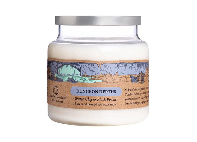 Gamers Guild AZ Novelties Cantrip Candles: Dungeon Depths 16 oz. Cantrip Candles