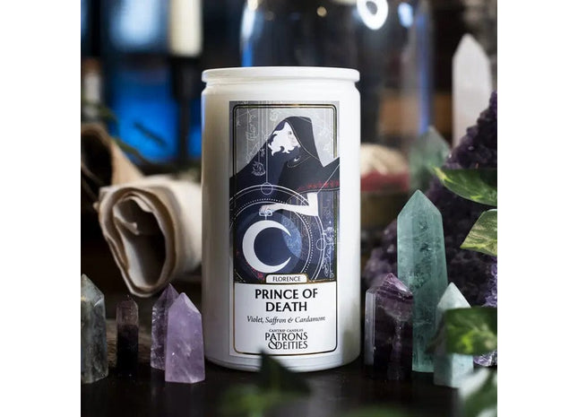Gamers Guild AZ Novelties Cantrip Candles: Florence, Prince of Death 16 oz Cantrip Candles