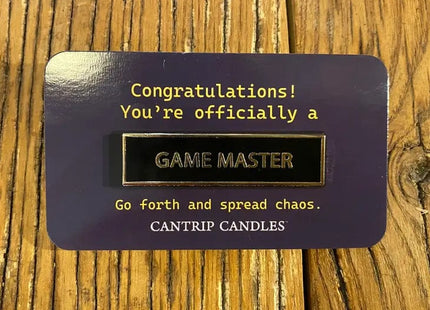 Gamers Guild AZ Novelties Cantrip Candles: Game Master Badge Cantrip Candles