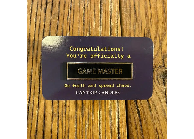 Gamers Guild AZ Novelties Cantrip Candles: Game Master Badge Cantrip Candles