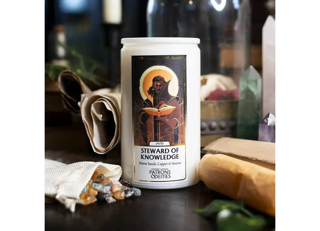 Gamers Guild AZ Novelties Cantrip Candles: Javid, Steward of Knowledge 16 oz Cantrip Candles