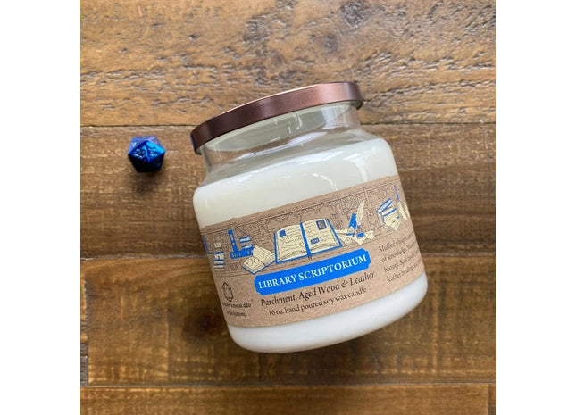 Gamers Guild AZ Novelties Cantrip Candles: Library Scriptorium 16 oz Cantrip Candles