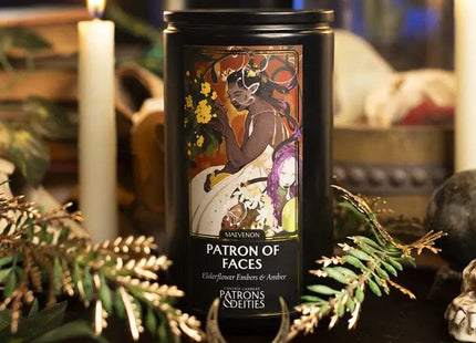 Gamers Guild AZ Novelties Cantrip Candles: Maevenon, Patron of Faces 16 oz Cantrip Candles