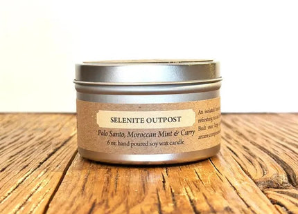 Gamers Guild AZ Novelties Cantrip Candles: Selenite Outpost 6 oz. Cantrip Candles