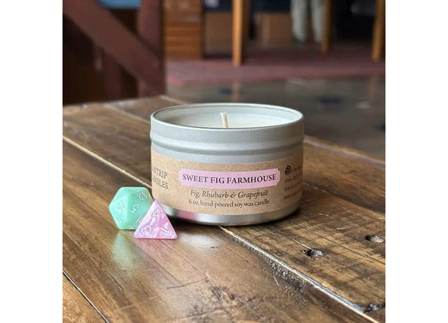 Gamers Guild AZ Novelties Cantrip Candles: Sweet Fig Farmhouse 6 oz. Cantrip Candles