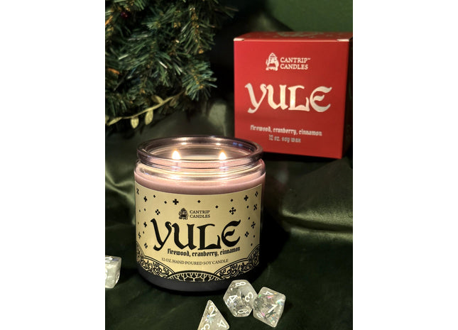 Gamers Guild AZ Novelties Cantrip Candles: Yule 12 oz Cantrip Candles