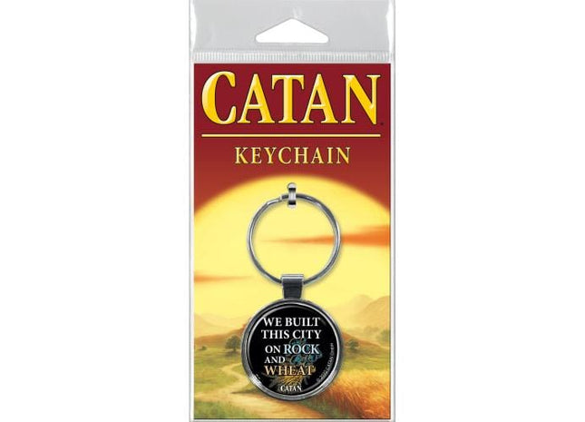 Gamers Guild AZ Novelties Catan We Built This City Keychain Ata-Boy Inc