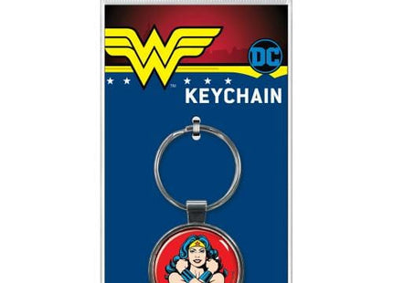 Gamers Guild AZ Novelties DC Wonder Woman on Red Keychain Ata-Boy Inc