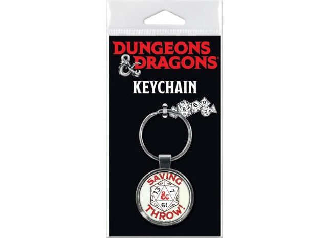 Gamers Guild AZ Novelties DnD Saving Throw Keychain Ata-Boy Inc