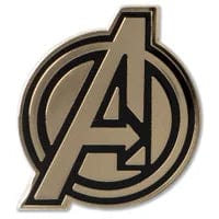 Gamers Guild AZ Novelties Enamel Pin: Avengers Logo Ata-Boy Inc