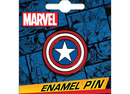 Gamers Guild AZ Novelties Enamel Pin: Captain America Shield Ata-Boy Inc