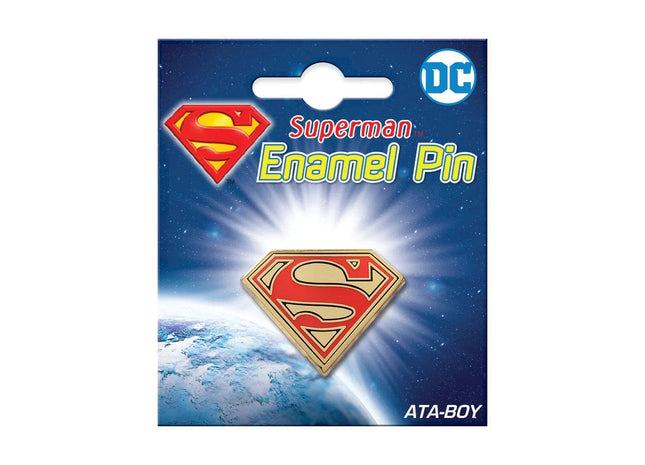 Gamers Guild AZ Novelties Enamel Pin: DC Superman Logo Ata-Boy Inc
