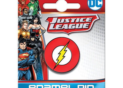 Gamers Guild AZ Novelties Enamel Pin: DC The Flash Logo Ata-Boy Inc