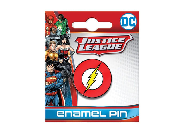 Gamers Guild AZ Novelties Enamel Pin: DC The Flash Logo Ata-Boy Inc