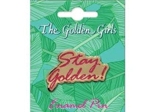Gamers Guild AZ Novelties Enamel Pin: Golden Girls Stay Golden Ata-Boy Inc