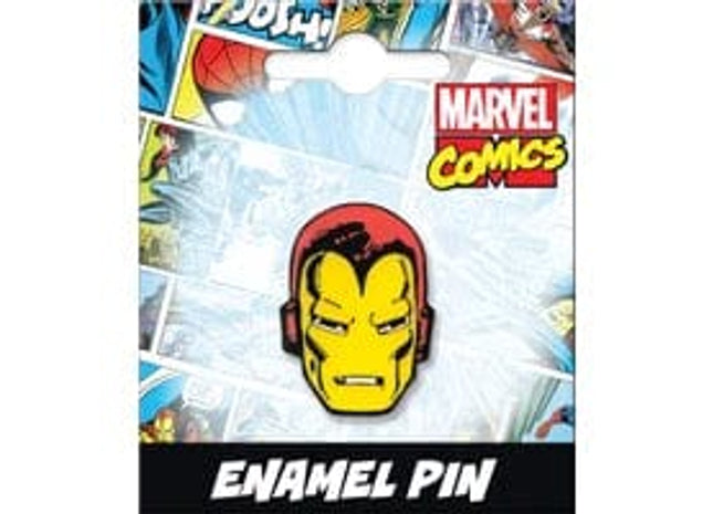 Gamers Guild AZ Novelties Enamel Pin: Iron Man Head Ata-Boy Inc
