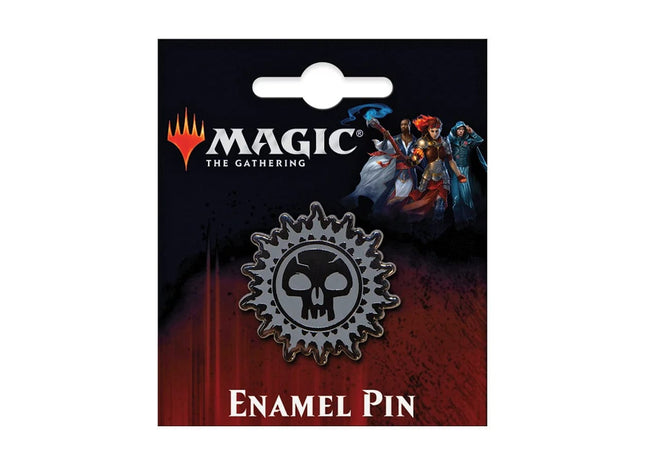Gamers Guild AZ Novelties Enamel Pin: MTG Black Swamp Mana Ata-Boy Inc