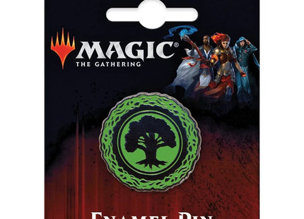 Gamers Guild AZ Novelties Enamel Pin: MTG Green Forest Mana Ata-Boy Inc