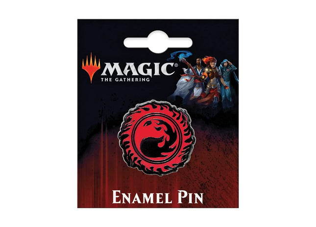 Gamers Guild AZ Novelties Enamel Pin: MTG Red Mountain Mana Ata-Boy Inc