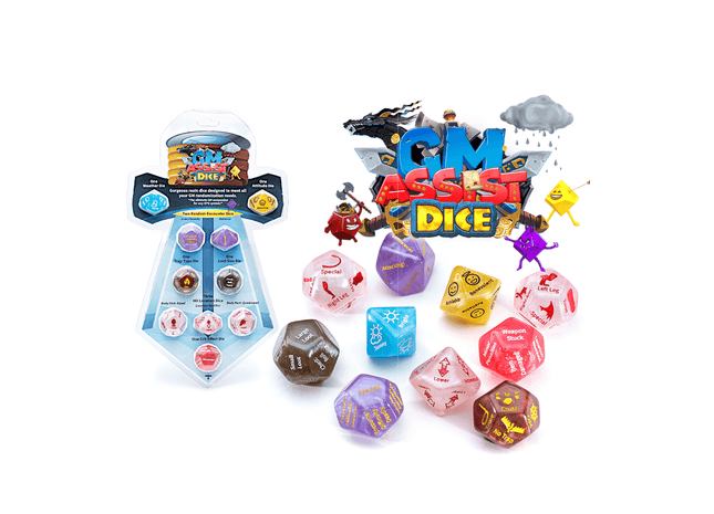 Gamers Guild AZ Novelties Gate Keeper Games: “GM Assist Dice” Specialty Dice Set Gate Keeper Games