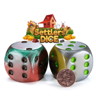 Gamers Guild AZ Novelties Gate Keeper Games: “Settler’s Dice” 35mm Epic Dice Pair Gate Keeper Games