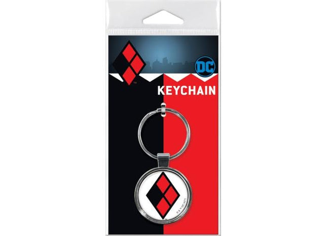 Gamers Guild AZ Novelties Harley Quinn Logo Keychain Ata-Boy Inc