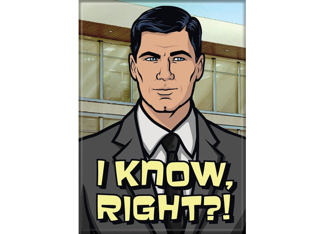 Gamers Guild AZ Novelties Magnet: Archer I Know Right Ata-Boy Inc