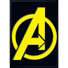 Gamers Guild AZ Novelties Magnet: Avengers Logo Bl Yell Ata-Boy Inc