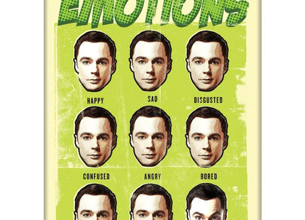 Gamers Guild AZ Novelties Magnet: BBT World of Sheldon's Emotions Ata-Boy Inc