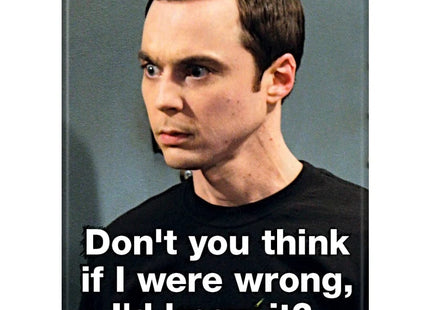 Gamers Guild AZ Novelties Magnet: Big Bang Theory Sheldon Wrong Ata-Boy Inc