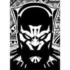 Gamers Guild AZ Novelties Magnet: Black Panther bw graphic Ata-Boy Inc