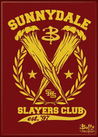 Gamers Guild AZ Novelties Magnet: Buffy Sunnydale Slayers Club Ata-Boy Inc