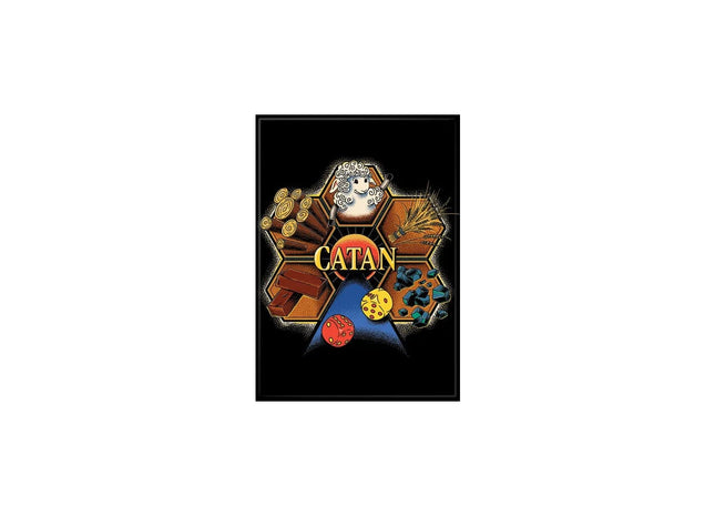 Gamers Guild AZ Novelties Magnet: Catan on Black Ata-Boy Inc