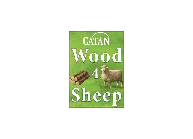 Gamers Guild AZ Novelties Magnet: Catan Wood 4 Sheep Ata-Boy Inc