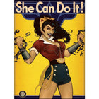 Gamers Guild AZ Novelties Magnet: DC Bombshells WW We Can Do It Ata-Boy Inc