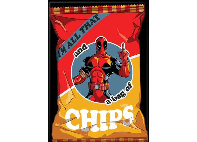 Gamers Guild AZ Novelties Magnet: Deadpool 30th All That and a Bag Ata-Boy Inc