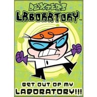 Gamers Guild AZ Novelties Magnet: Dexter's Lab Get Out Of My Lab Ata-Boy Inc