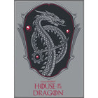 Gamers Guild AZ Novelties Magnet: HOTD Silver Dragon Sigil Ata-Boy Inc