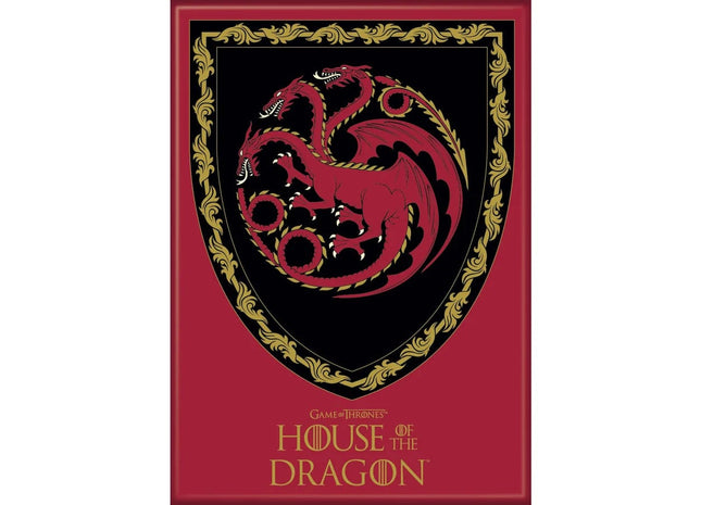 Gamers Guild AZ Novelties Magnet: HOTD Tagaryen Symbol Red Ata-Boy Inc